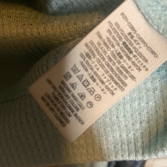 Free People mint combo color boho top PTP 28” - Picture 9 of 9